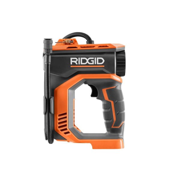 RIDGID 18V Cordless Portable Inflator (Tool Only)
