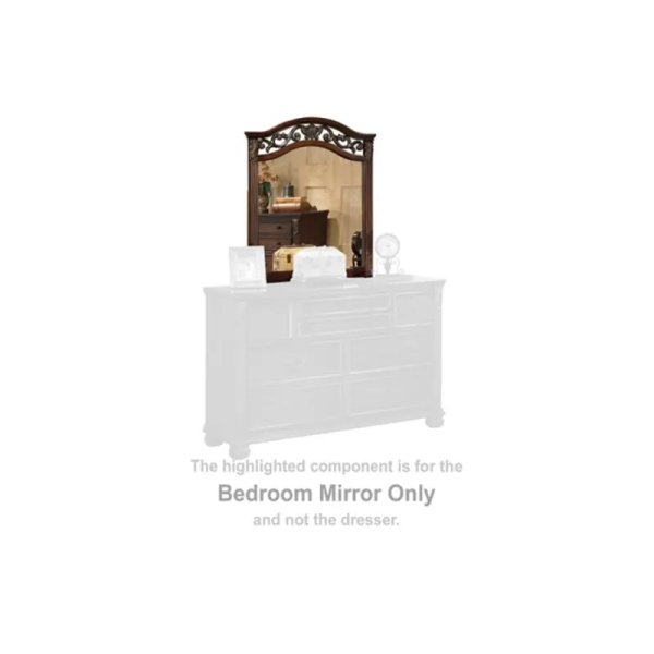 Leahlyn Reddish Brown Bedroom Mirror