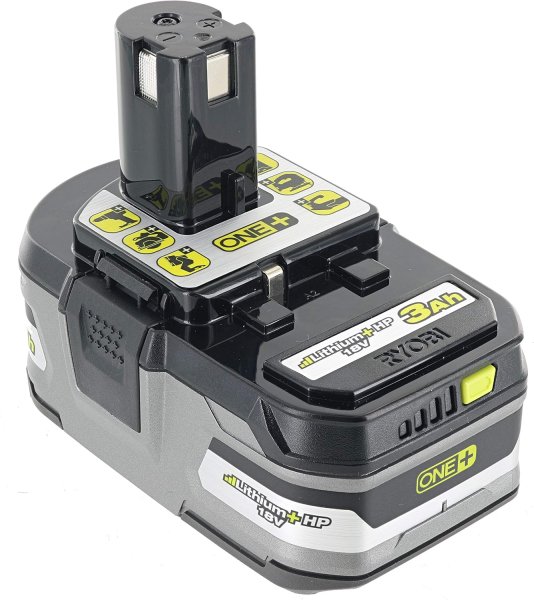 Ryobi P191 3.0 Amp Hour High Capacity Lithium Ion Battery w/ Cold Weather Performance and LED Power Indicator (Charger Not Included / Battery Only)