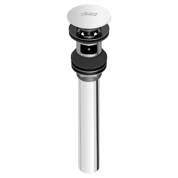 American Standard Universal Push Pop-up Drain With Overflow - Polished Chrome