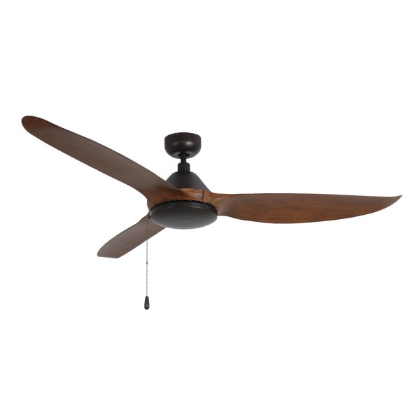 Colibri 60" 3 Blade Indoor Ceiling Fan (Oil Rubbed Bronze / Walnut)