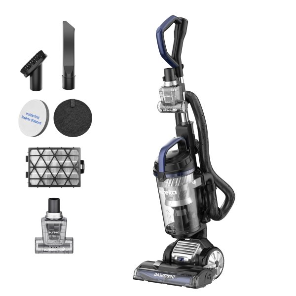 Eureka Upright Vacuum Cleaner for Carpet and Hard Floor NEU612BL, Blue